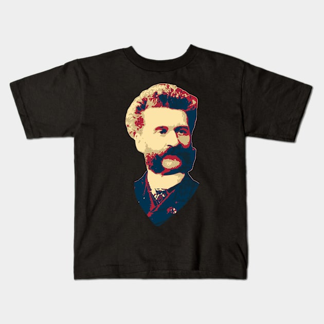 Johann Strauss Kids T-Shirt by Nerd_art